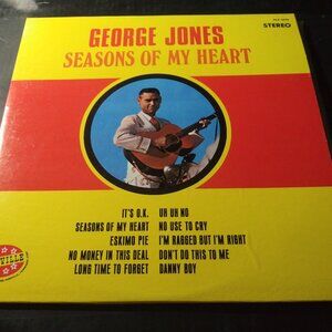 George Jones – Seasons Of My Heart VG Original Nashville NLP-2076 LP Record 1970